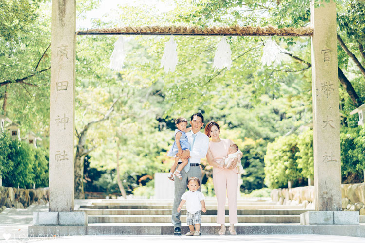 お宮参り写真1