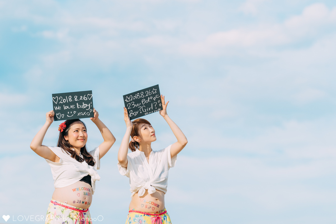 Momo×Kensuke&Mai×keeego's maternity photo | 夫婦フォト