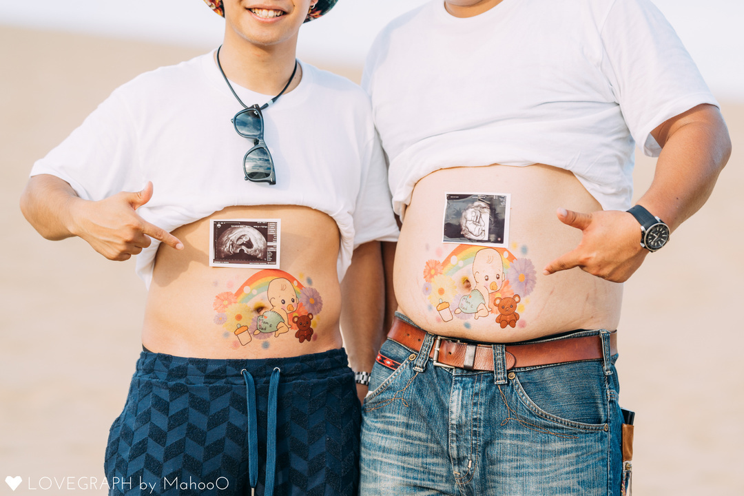 Momo×Kensuke&Mai×keeego's maternity photo | 夫婦フォト