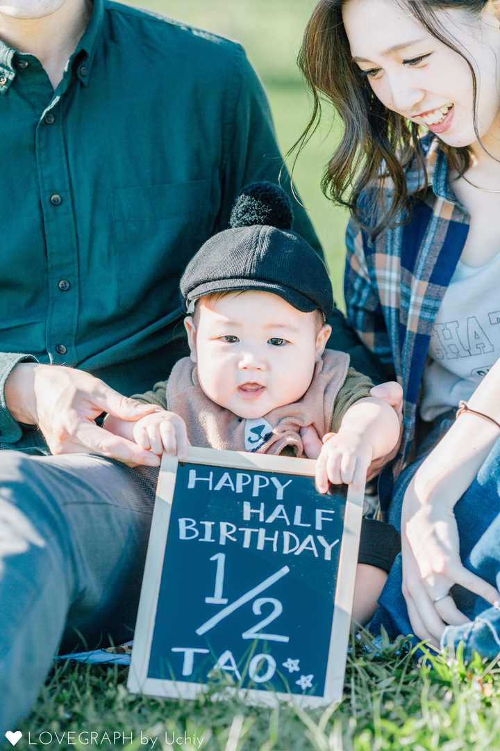 Tao HalfBirthday * | 家族写真(ファミリーフォト)