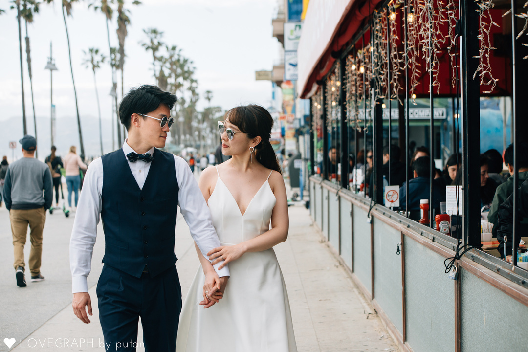 Commemorative photo in Los Angeles | 夫婦フォト