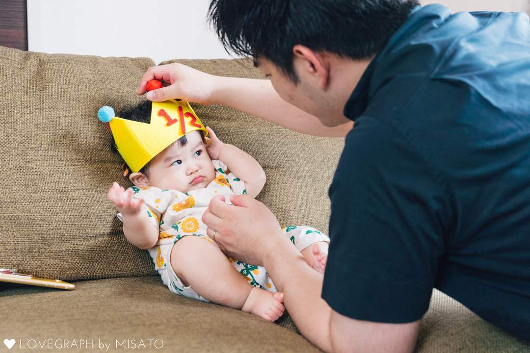 ASAHI HALF BIRTHDAY | 家族写真(ファミリーフォト)