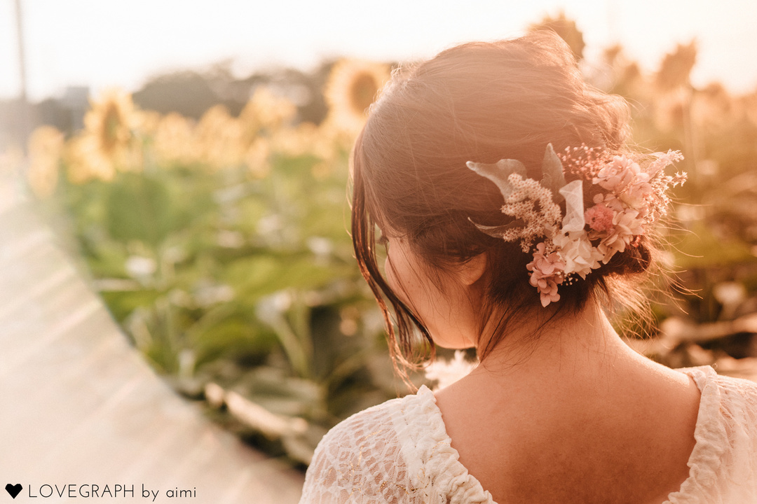 sunflower photo wedding | 夫婦フォト