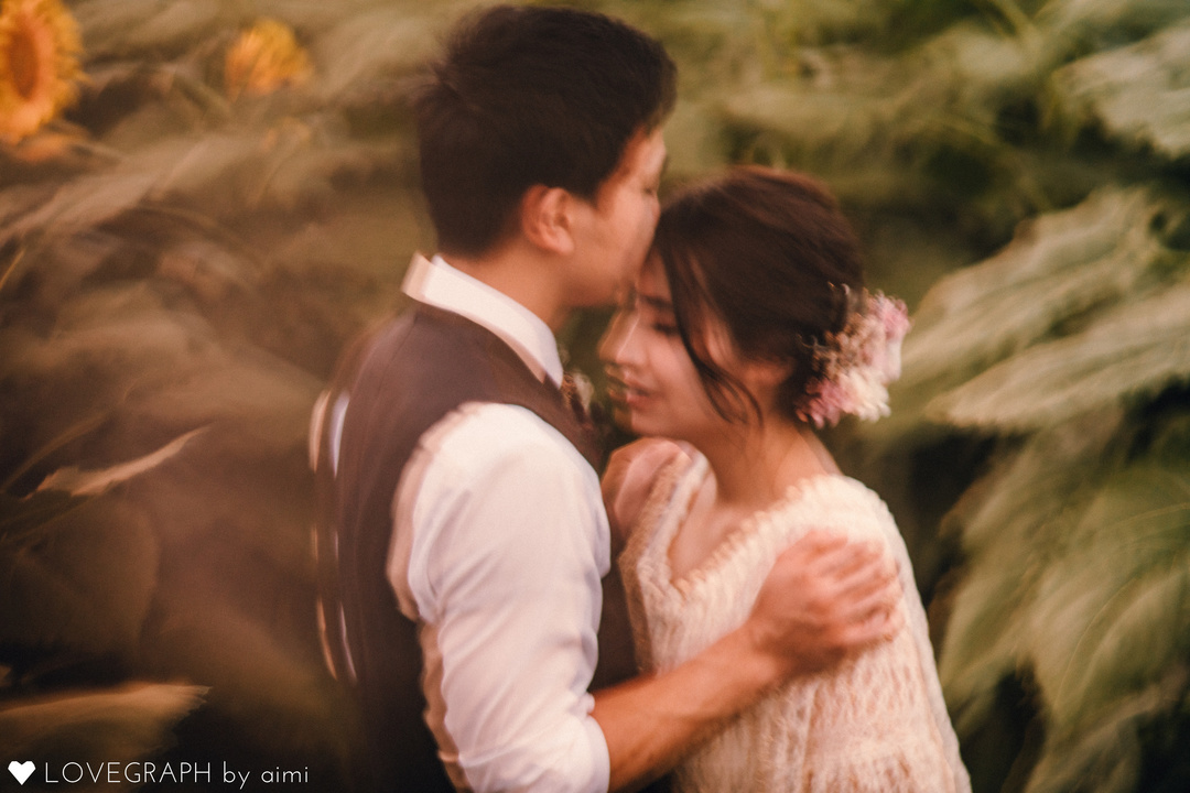 sunflower photo wedding | 夫婦フォト