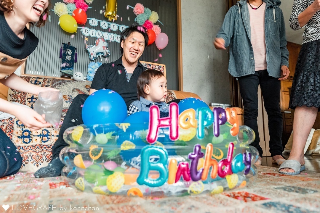 HARUKI birthday | 家族写真(ファミリーフォト)