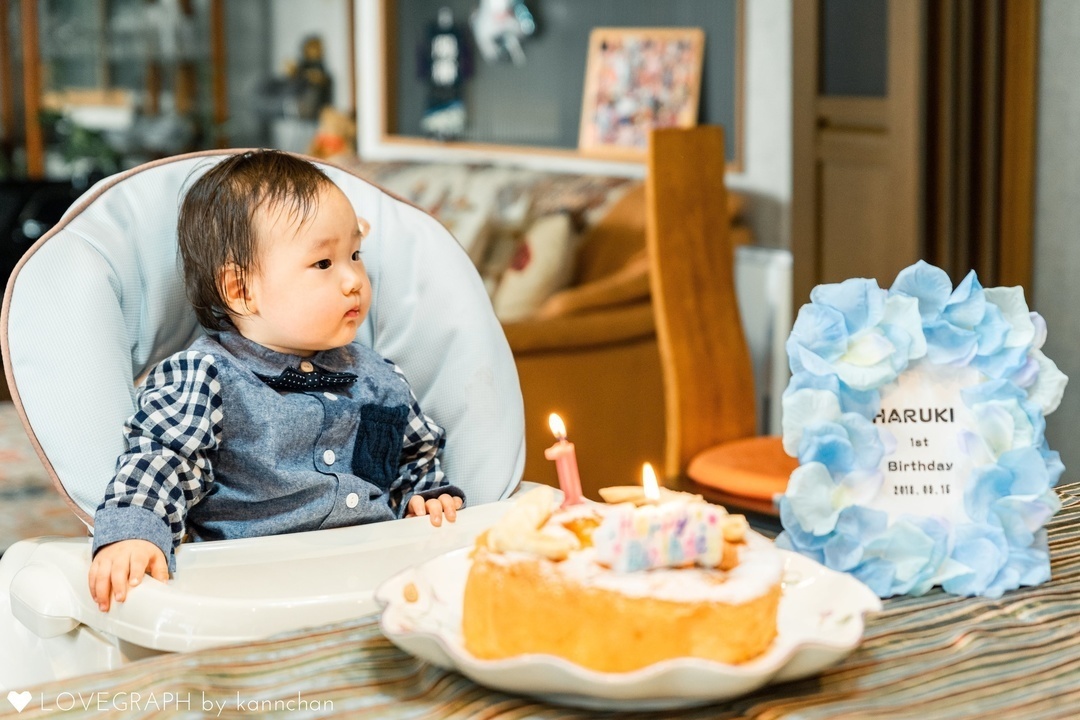 HARUKI birthday | 家族写真(ファミリーフォト)