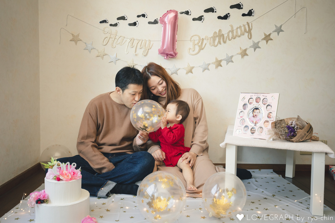 SA_1st birthday | 家族写真(ファミリーフォト)