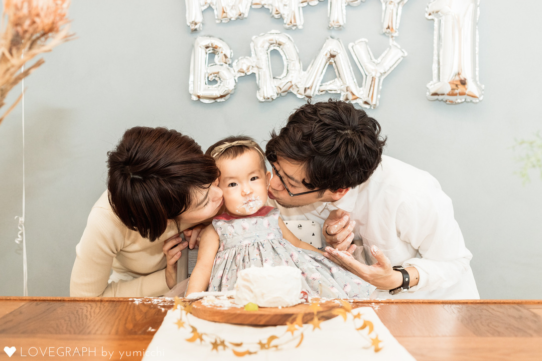 Hana 1st Birthday | 家族写真(ファミリーフォト)