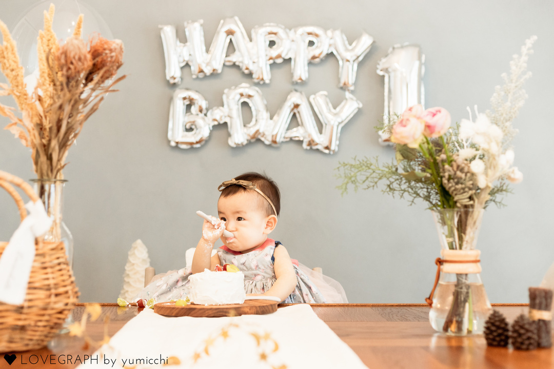 Hana 1st Birthday | 家族写真(ファミリーフォト)