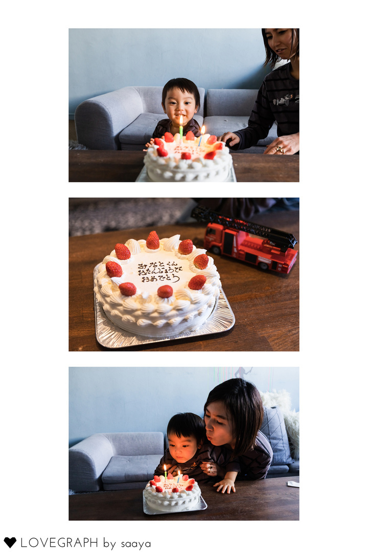 Minato’s 2nd birthday | 家族写真(ファミリーフォト)