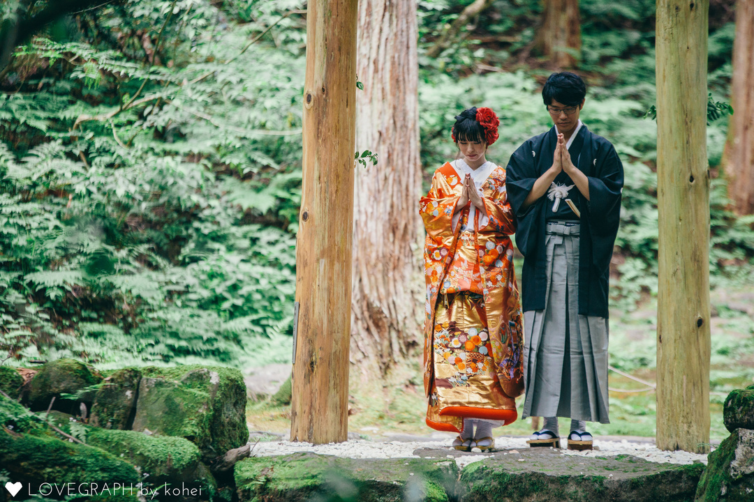 Keisuke×Shiori at 平泉寺/勝山 | 夫婦フォト