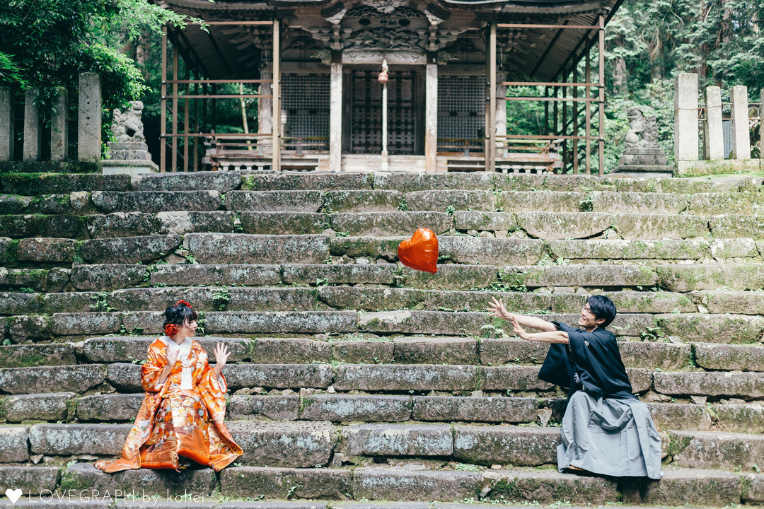 Keisuke×Shiori at 平泉寺/勝山 | 夫婦フォト